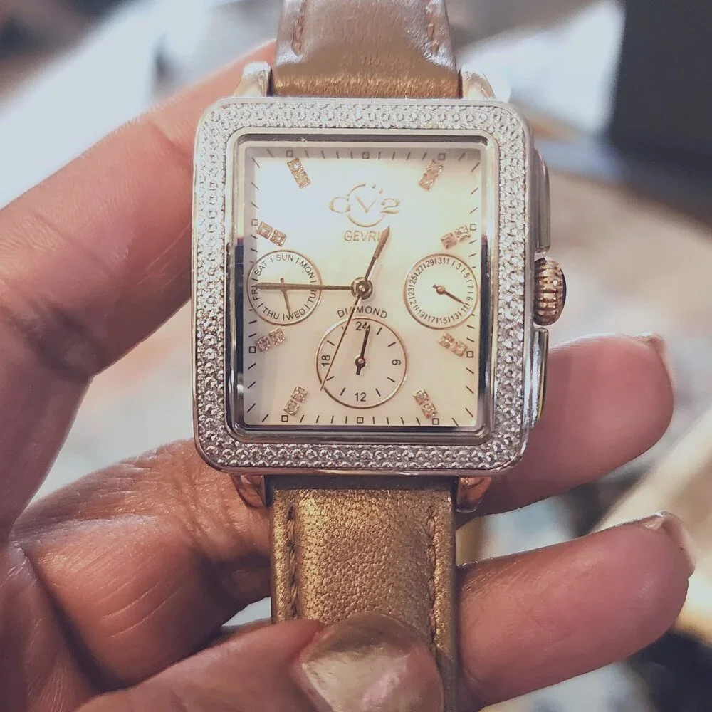 GV2 BY GEVRIL Bari Multi White Mother of Pearl Dial Ladies Watch Item No. 9214. - Picture 2 of 14